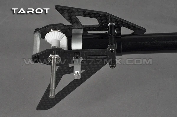 TAROT 450 PRO Carbon Metal Tail Box Set Black TL48021-03